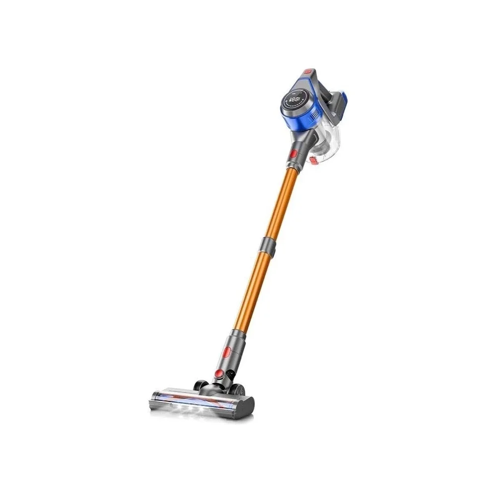 BSNAW Y501 Cordless Stick Vacuum Cleaner 70KPa Blue LED Pet Hair Floor Bagless